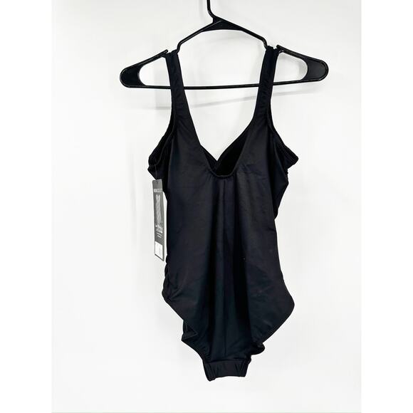 Miraclesuit Escape Black One Piece Slimming Swimsuit Size 12 NWT - Picture 4 of 8